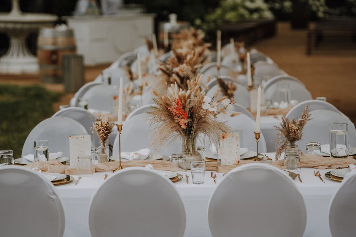 Boho-Hochzeit im Park der Villa Renting Eisenberg Pfalz