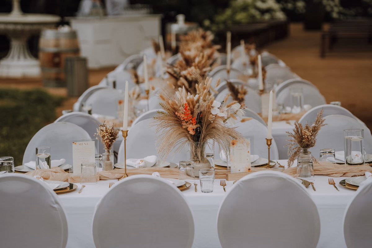 Boho-Hochzeit im Park der Villa Renting Eisenberg Pfalz