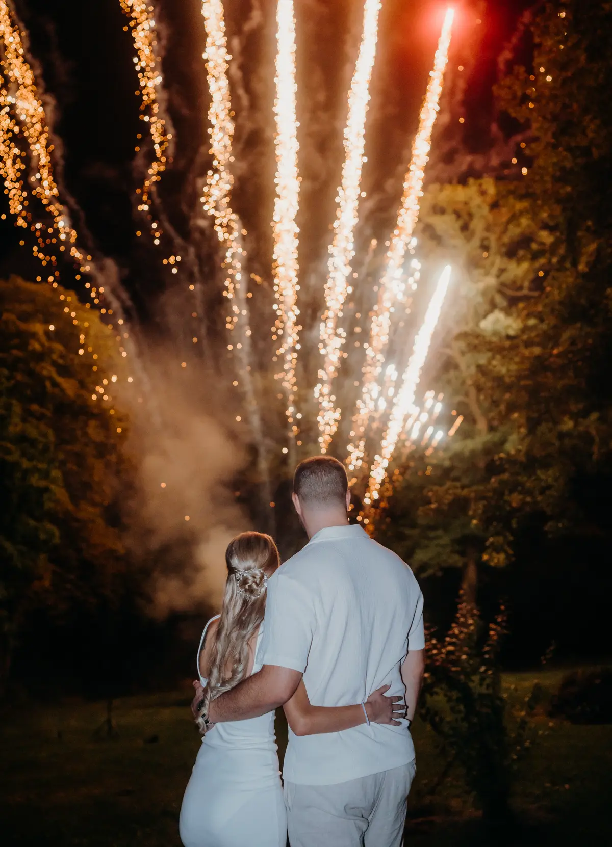 Feuerwerk im Park der Villa Renting Eisenberg