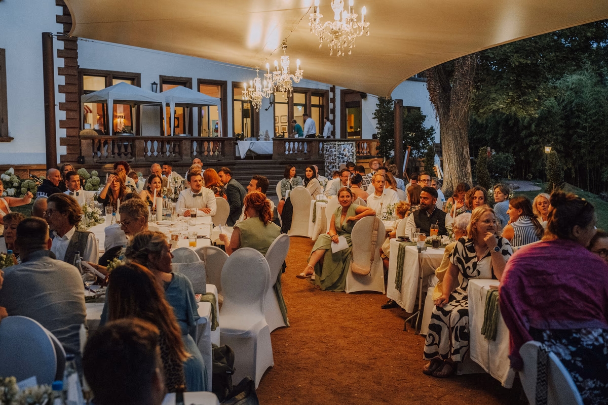 Hochzeitsdinner Villa Renting Eisenberg Pfälzer Wein Karlsruhe Pfalz