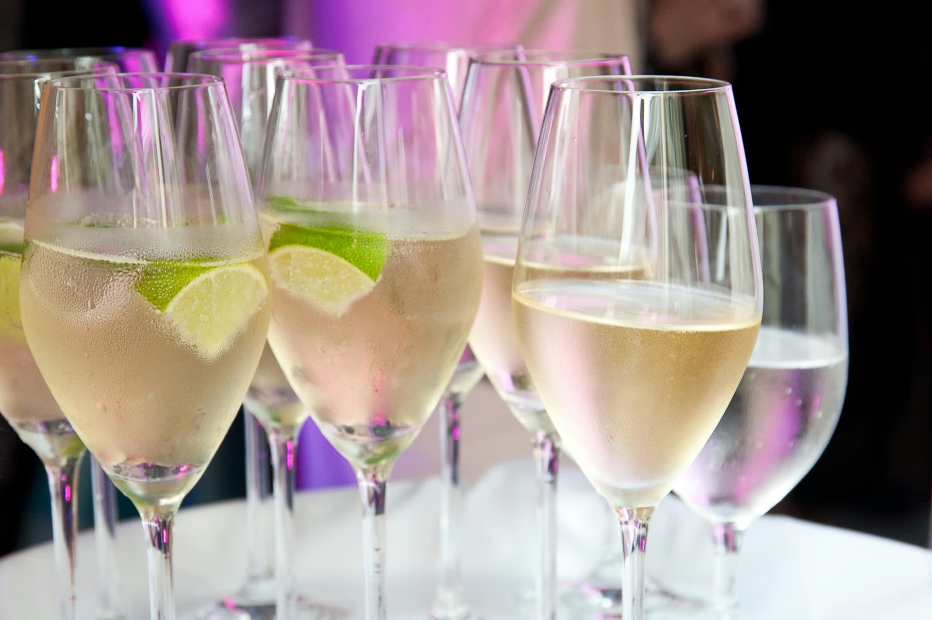 Aperitif-Gläser zum Empfang — Getränkepauschale Hochzeit