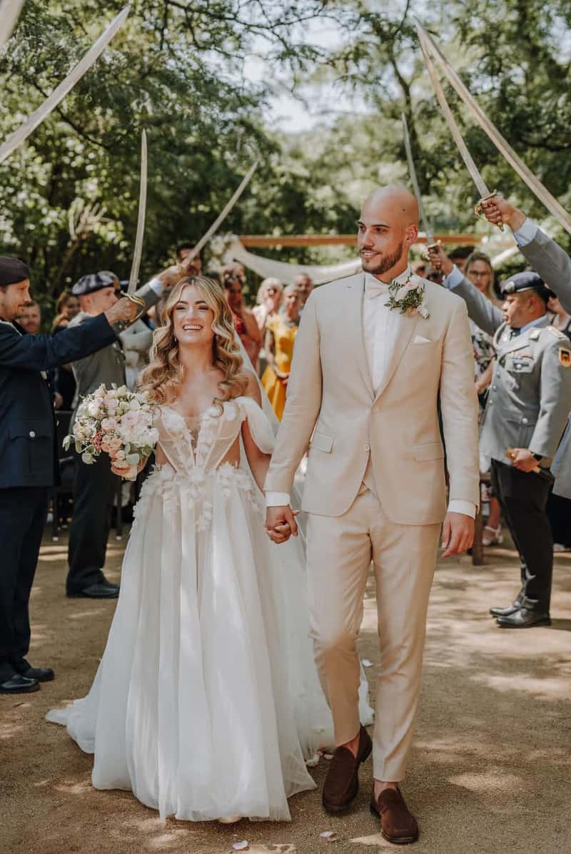 Hochzeit unter der Woche Villa Renting Eisenberg Pfalz Abendlicht im Park